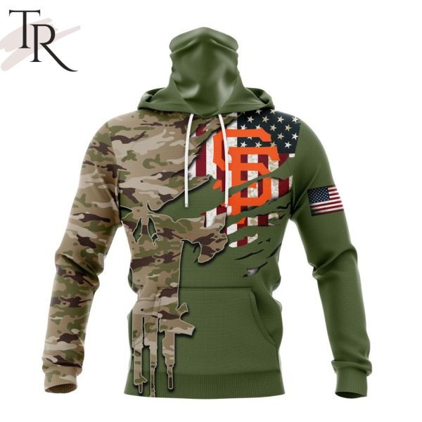 MLB San Francisco Giants Special Camo Design For Veterans Day Hoodie