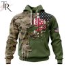 MLB Seattle Mariners Special Camo Design For Veterans Day Hoodie