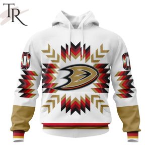Personalized NHL Anaheim Ducks Special Design With Native Pattern Hoodie