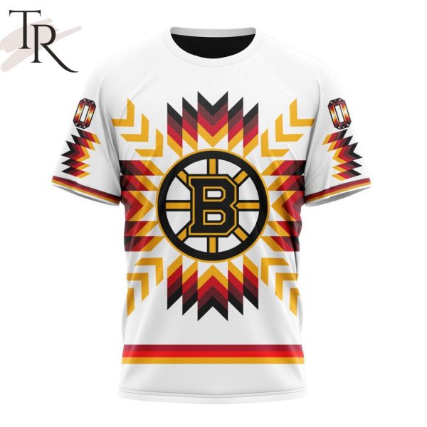 Personalized NHL Boston Bruins Special Design With Native Pattern Hoodie