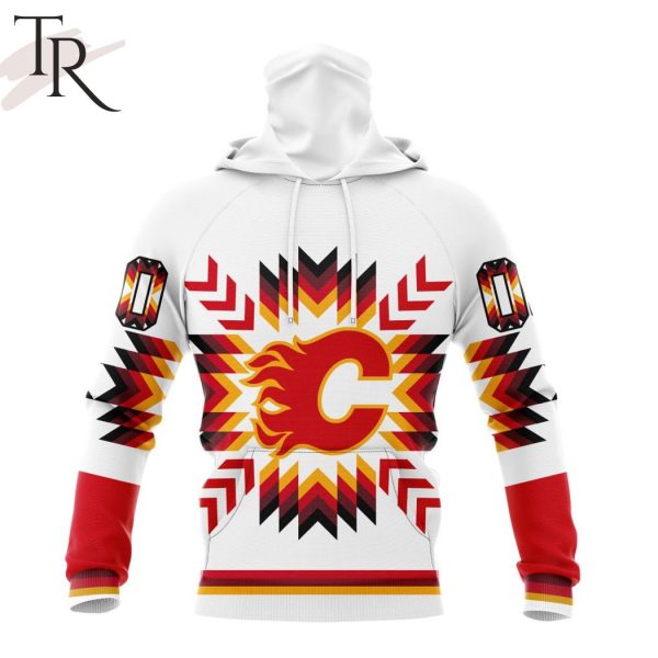 Personalized NHL Calgary Flames Special Design With Native Pattern Hoodie