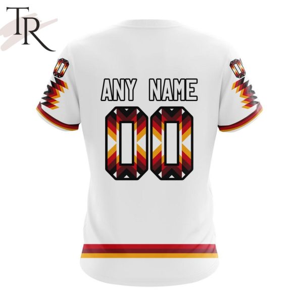 Personalized NHL Calgary Flames Special Design With Native Pattern Hoodie