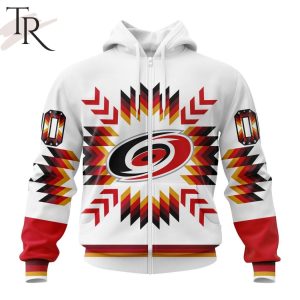 Personalized NHL Carolina Hurricanes Special Design With Native Pattern Hoodie