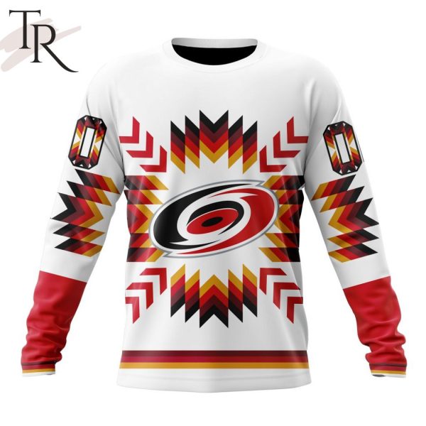 Personalized NHL Carolina Hurricanes Special Design With Native Pattern Hoodie