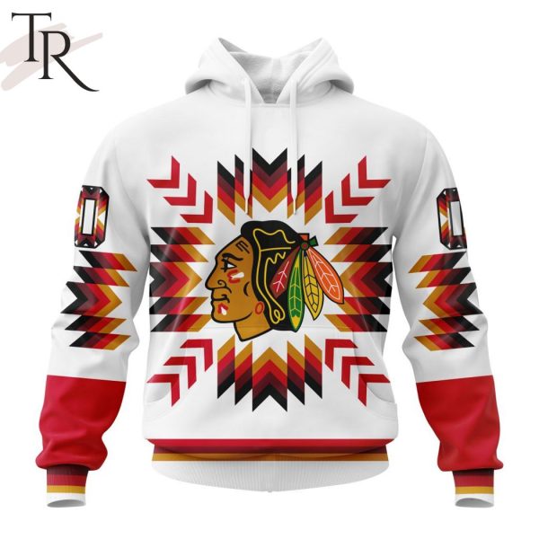 Personalized NHL Chicago Blackhawks Special Design With Native Pattern Hoodie