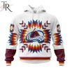 Personalized NHL Columbus Blue Jackets Special Design With Native Pattern Hoodie