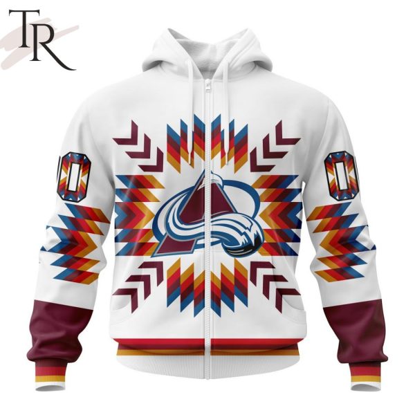 Personalized NHL Colorado Avalanche Special Design With Native Pattern Hoodie