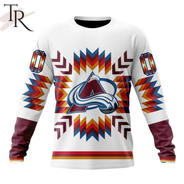 Personalized NHL Colorado Avalanche Special Design With Native Pattern Hoodie