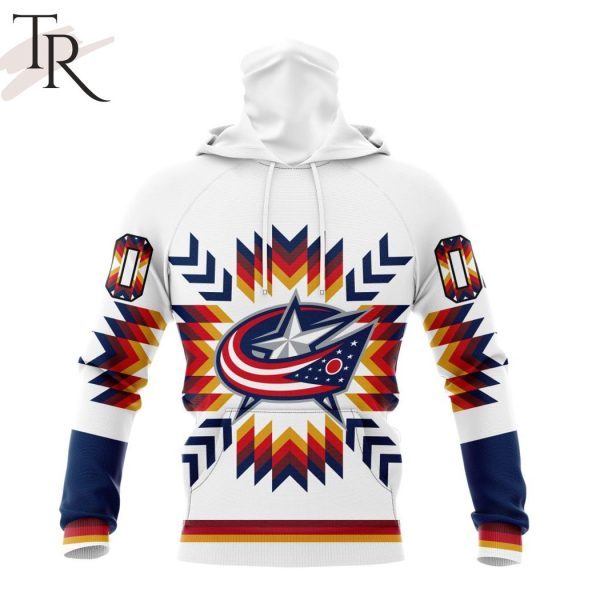 Personalized NHL Columbus Blue Jackets Special Design With Native Pattern Hoodie