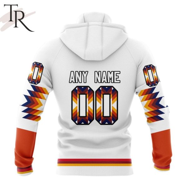 Personalized NHL Edmonton Oilers Special Design With Native Pattern Hoodie