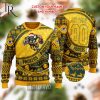 NFL Detroit Lions Mascot Woolen Custom Name Christmas Full Print Sweater