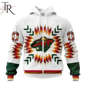 Personalized NHL Minnesota Wild Special Design With Native Pattern Hoodie