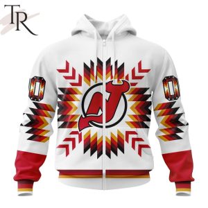 Personalized NHL New Jersey Devils Special Design With Native Pattern Hoodie