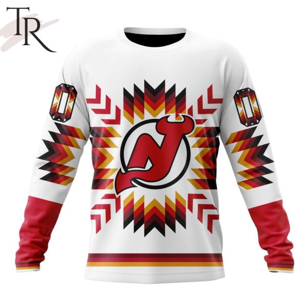 Personalized NHL New Jersey Devils Special Design With Native Pattern Hoodie