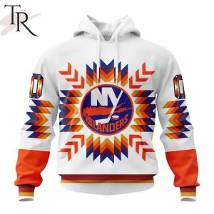 Personalized NHL New York Islanders Special Design With Native Pattern Hoodie
