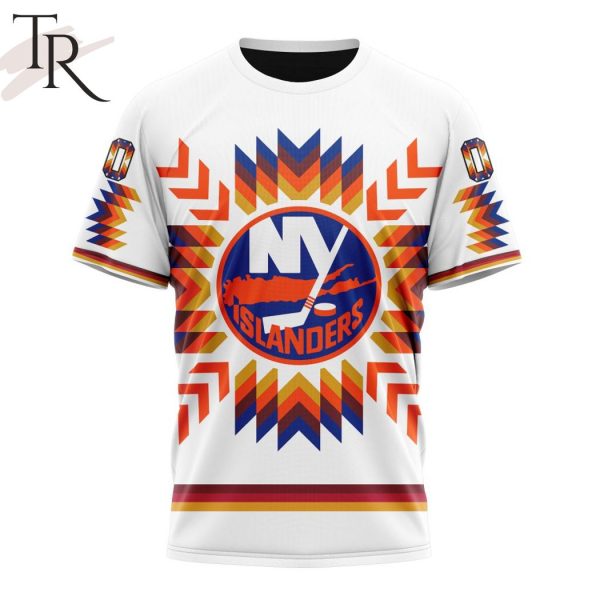 Personalized NHL New York Islanders Special Design With Native Pattern Hoodie