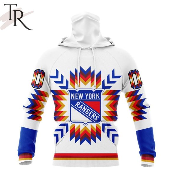 Personalized NHL New York Rangers Special Design With Native Pattern Hoodie