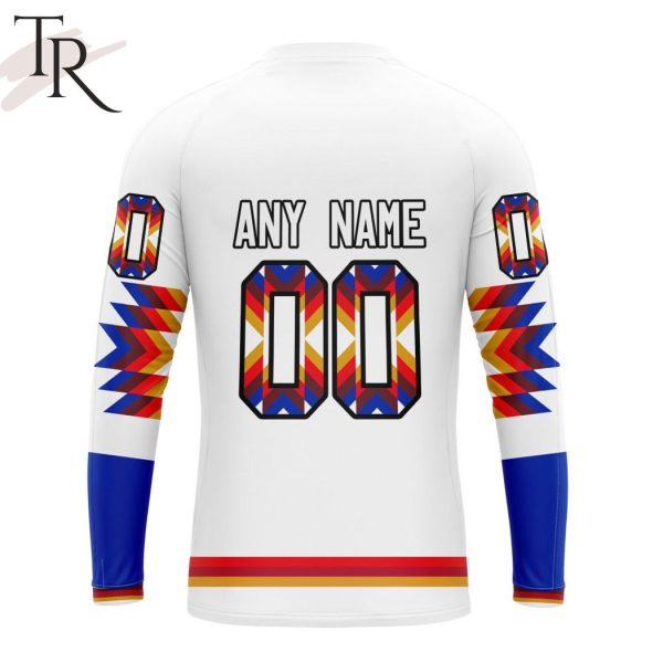 Personalized NHL New York Rangers Special Design With Native Pattern Hoodie