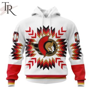 Personalized NHL Ottawa Senators Special Design With Native Pattern Hoodie