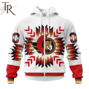 Personalized NHL Ottawa Senators Special Design With Native Pattern Hoodie