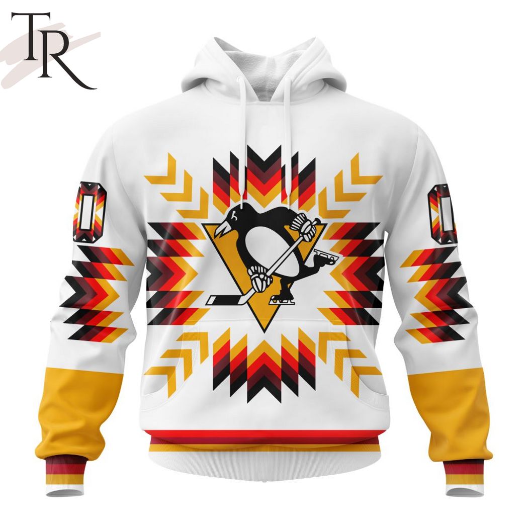 Custom Name And Number NHL Pittsburgh Penguins Sweatshirt Hoodie