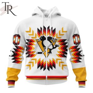 Personalized NHL Pittsburgh Penguins Special Design With Native Pattern Hoodie
