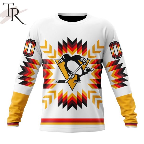 Personalized NHL Pittsburgh Penguins Special Design With Native Pattern Hoodie