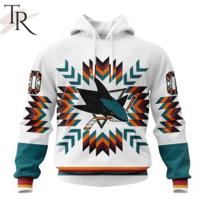 Personalized NHL San Jose Sharks Special Design With Native Pattern Hoodie