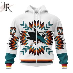 Personalized NHL San Jose Sharks Special Design With Native Pattern Hoodie