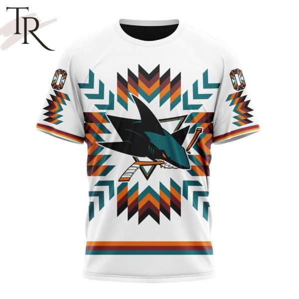 Personalized NHL San Jose Sharks Special Design With Native Pattern Hoodie