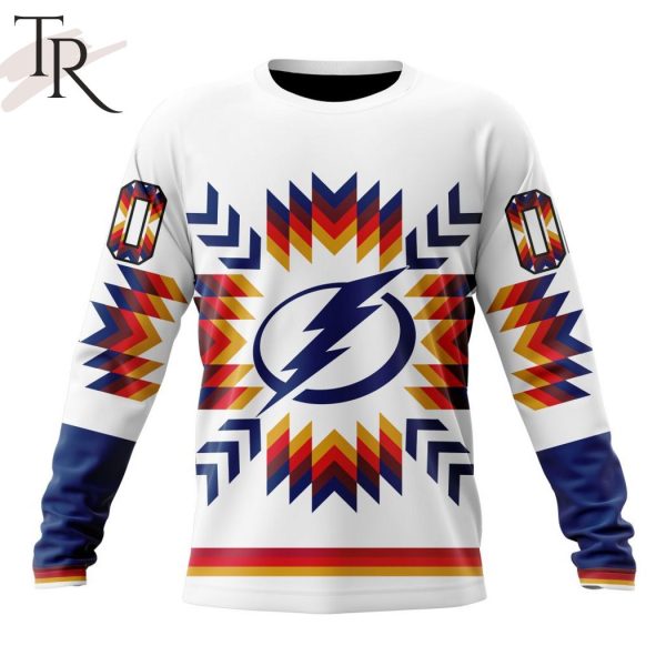 Personalized NHL Tampa Bay Lightning Special Design With Native Pattern Hoodie