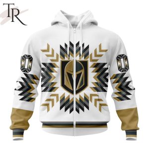 Personalized NHL Vegas Golden Knights Special Design With Native Pattern Hoodie