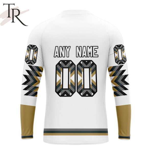 Personalized NHL Vegas Golden Knights Special Design With Native Pattern Hoodie