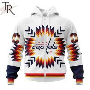 Personalized NHL Washington Capitals Special Design With Native Pattern Hoodie