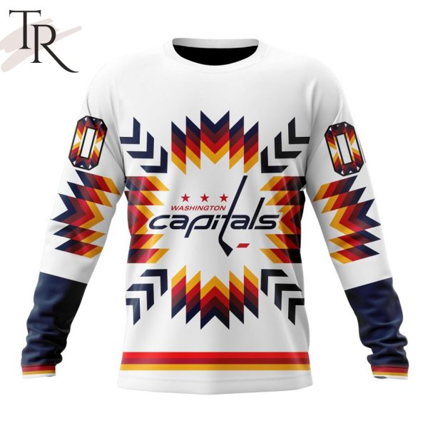 Personalized NHL Washington Capitals Special Design With Native Pattern Hoodie