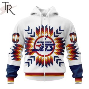 Personalized NHL Winnipeg Jets Special Design With Native Pattern Hoodie