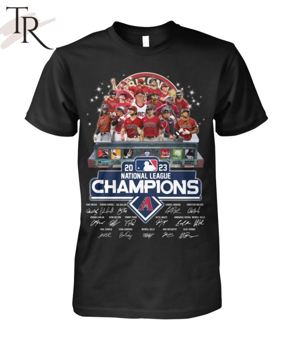 2023 National League Champions Arizona Diamondbacks Signature T-Shirt