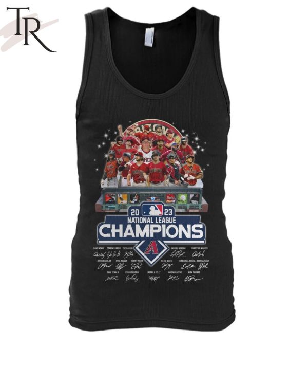 2023 National League Champions Arizona Diamondbacks Signature T-Shirt