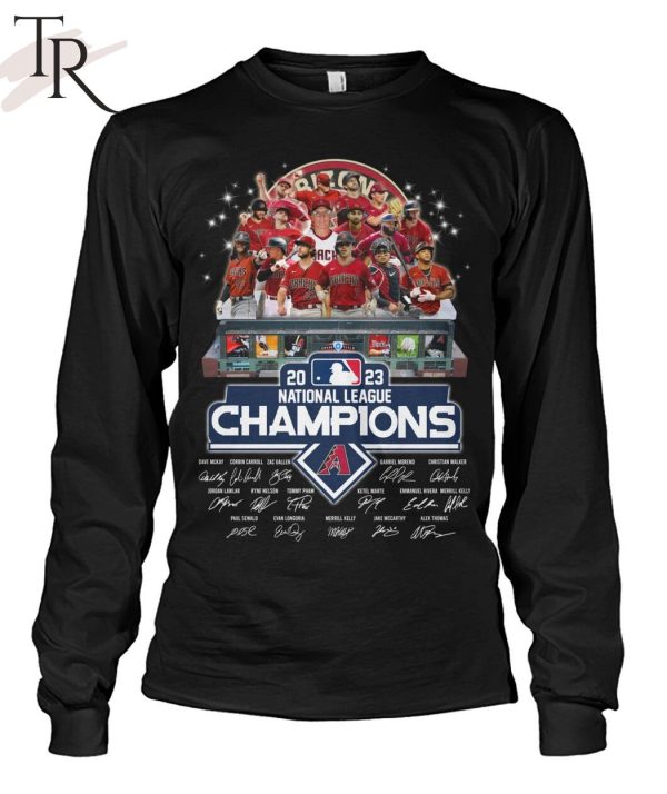 2023 National League Champions Arizona Diamondbacks Signature T-Shirt