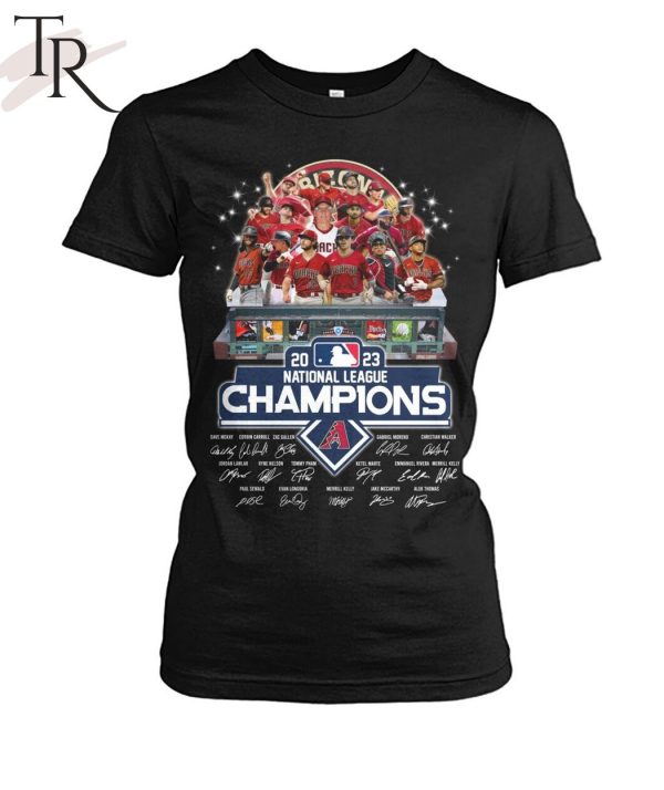 2023 National League Champions Arizona Diamondbacks Signature T-Shirt