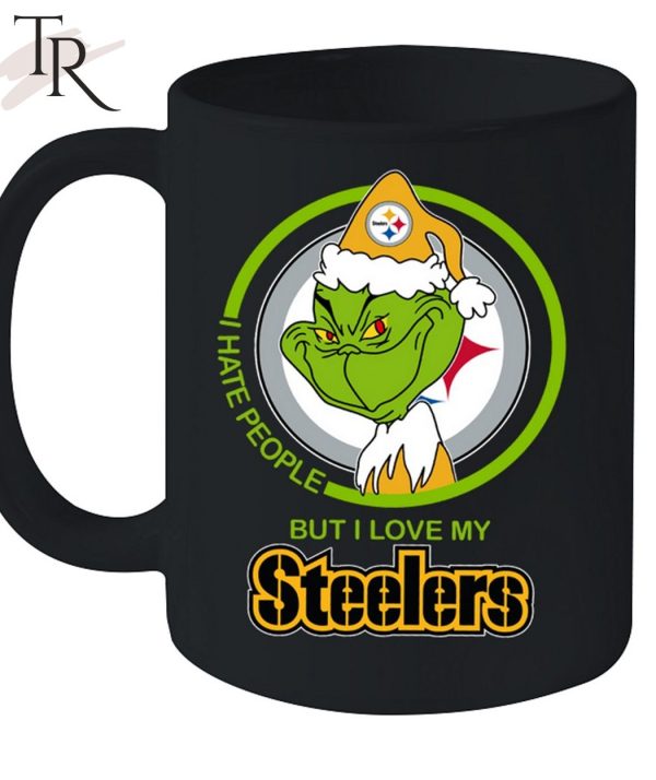 Pittsburgh Steelers I Hate People But I Love My Steeler Grinch T-Shirt