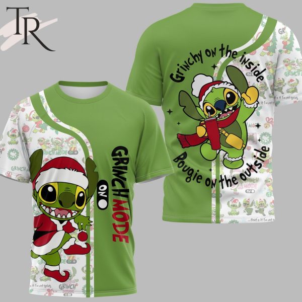 Grinchmode Grinchy On The Inside Bougie On The Outside 3D Hoodie