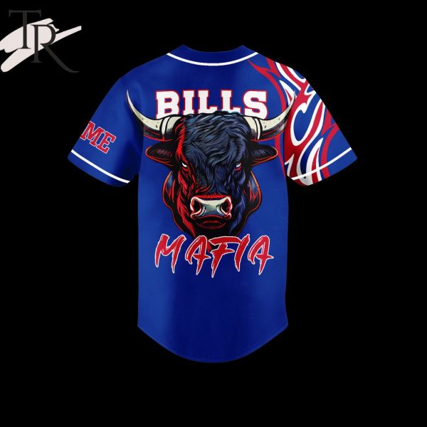 Personalized Buffalo Bills Mafia Baseball Jersey