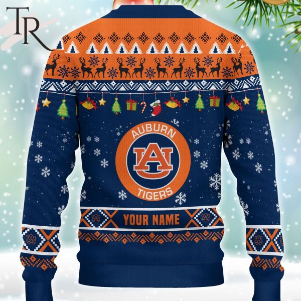 NCAA Auburn Tigers HO HO HO Ugly Christmas Sweater