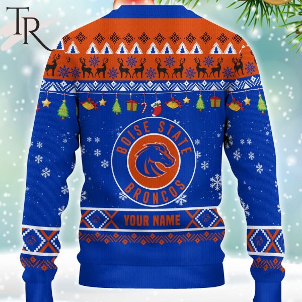 NCAA Boise State Broncos HO HO HO Ugly Christmas Sweater