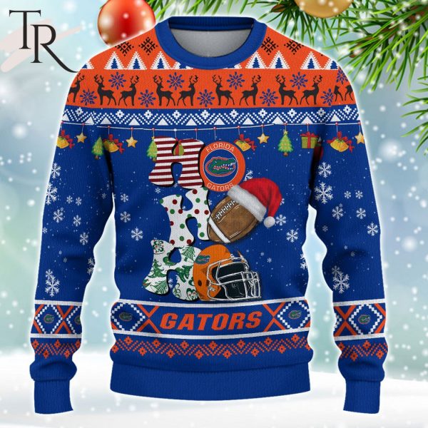 NCAA Florida Gators HO HO HO Ugly Christmas Sweater