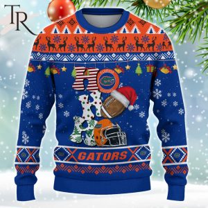 NCAA Florida Gators HO HO HO Ugly Christmas Sweater