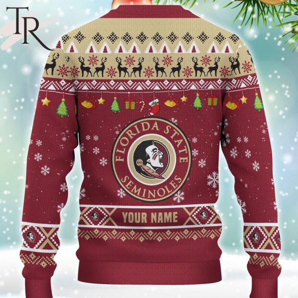 NCAA Florida State Seminoles HO HO HO Ugly Christmas Sweater