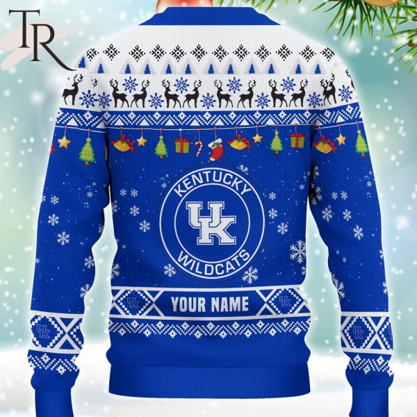 NCAA Kentucky Wildcats HO HO HO Ugly Christmas Sweater