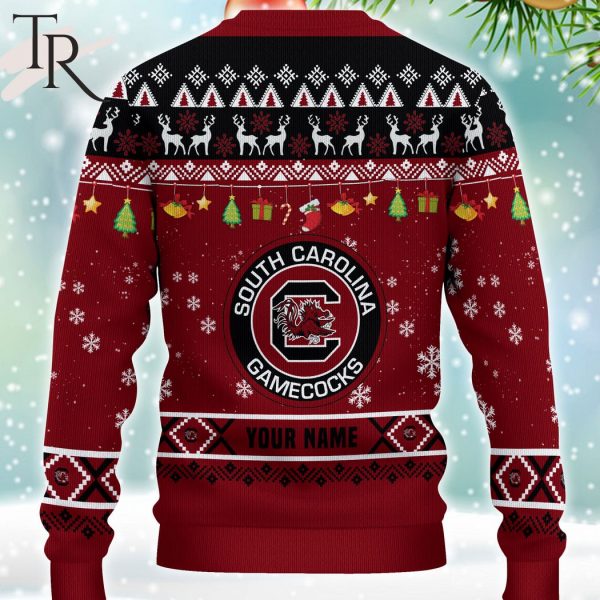 NCAA South Carolina Gamecocks HO HO HO Ugly Christmas Sweater